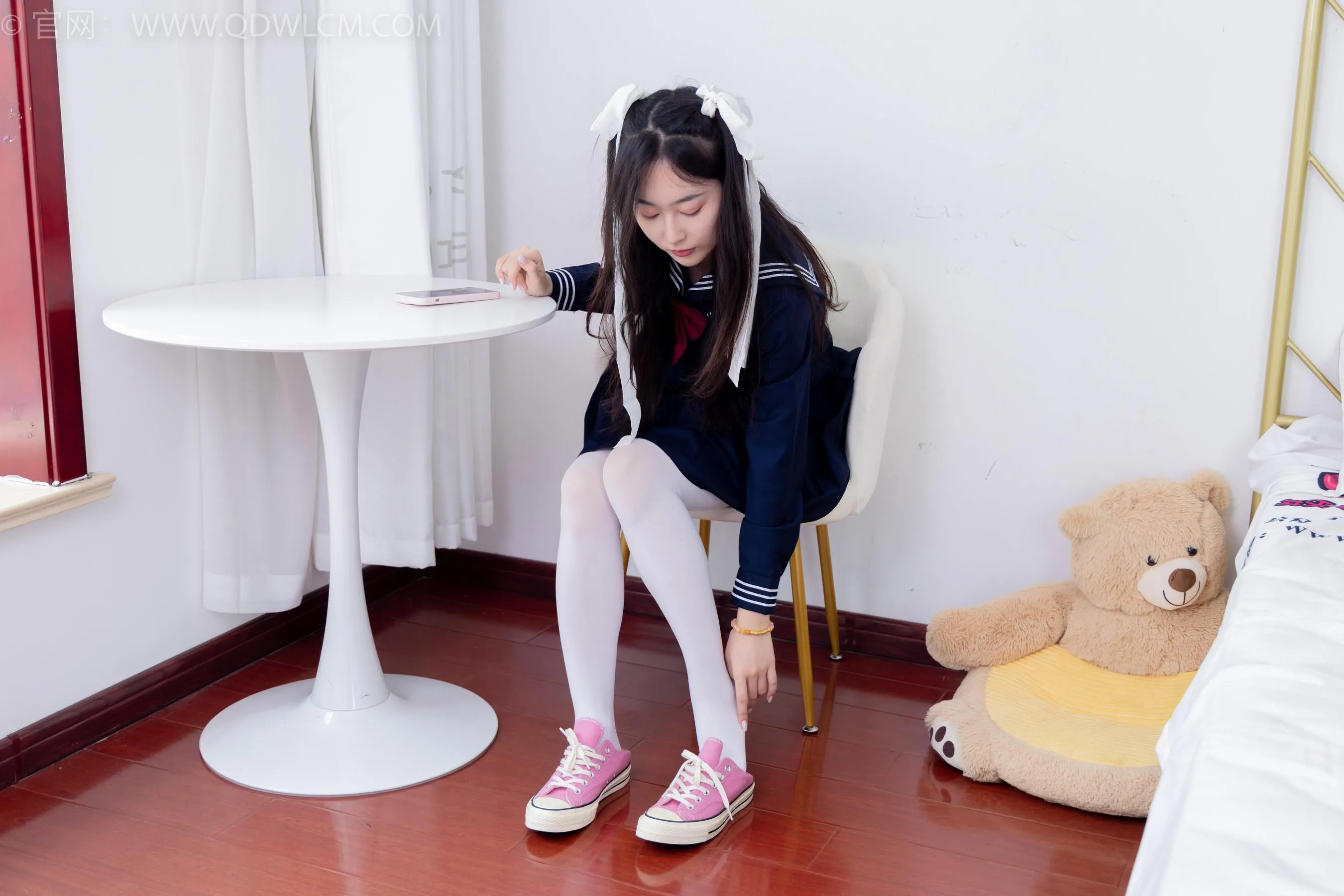 物恋传媒 NO.1544 美兔-学院少女 [151P]插图9